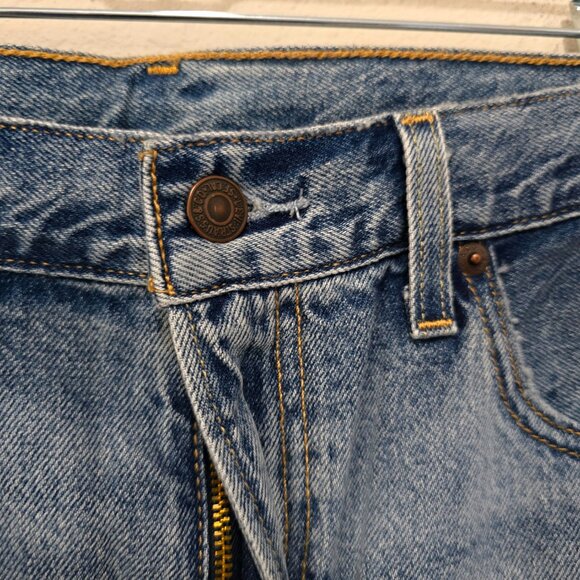 Classic Blue Denim Skirt - Picture 3 of 8